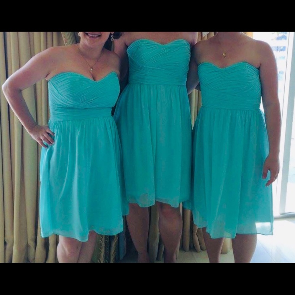 Donna Morgan Aqua Dress